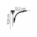 Garnižová krycia lišta MARDOM MD105 / 10,8 cm